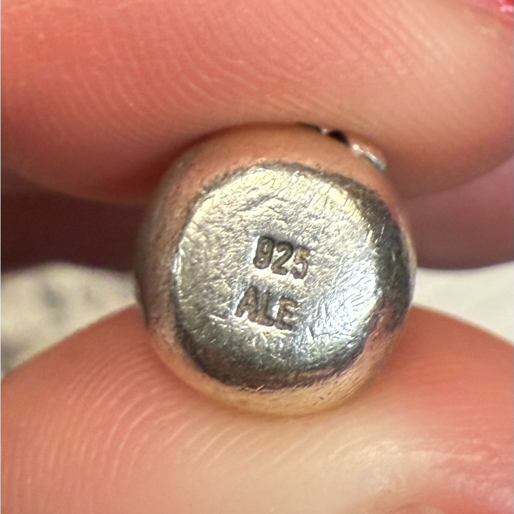 Retired Snowman Pandora Charm - Picture 3 of 3